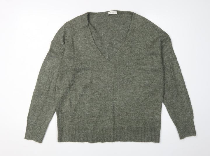 Jacqueline de Yong Women's Green Pullover Jumper M