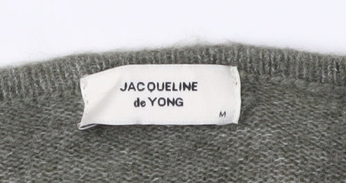 Jacqueline de Yong Women's Green Pullover Jumper M
