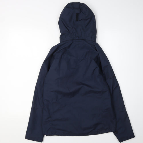 Peter Storm Women's Blue Parka Jacket Size 8 Hooded