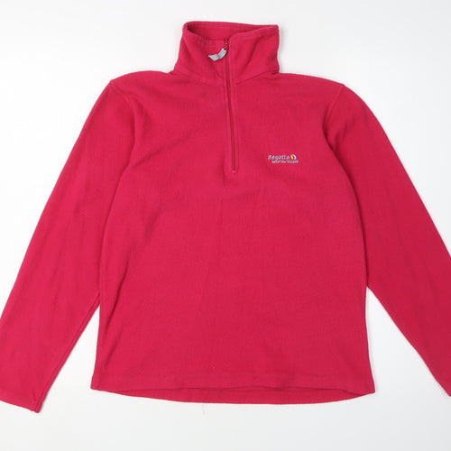 Regatta Women's Red Fleece Pullover Sweatshirt - Size 12