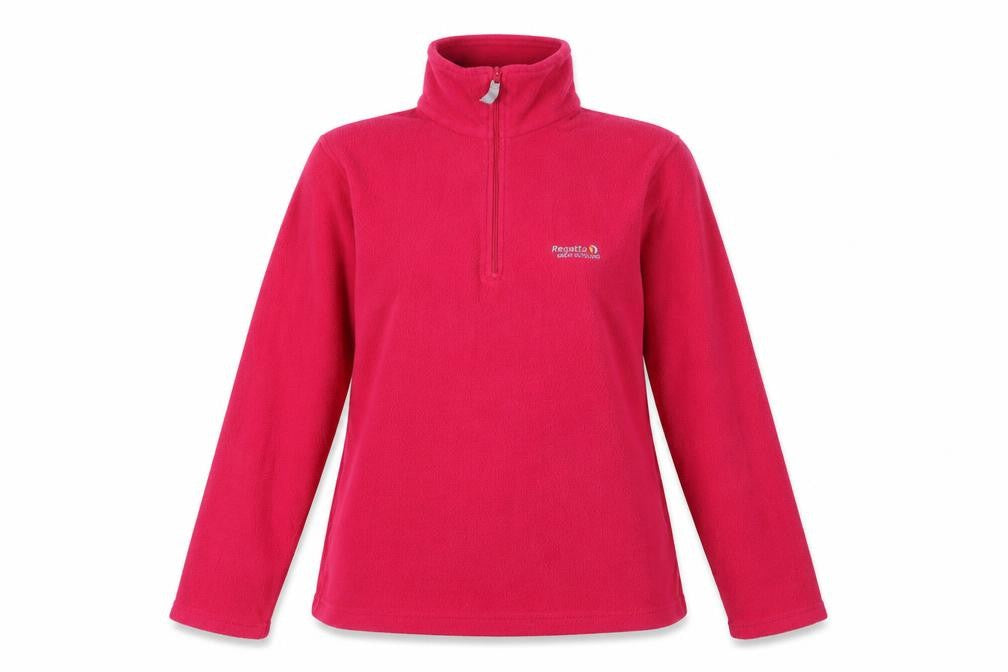 Regatta Women's Red Fleece Pullover Sweatshirt - Size 12