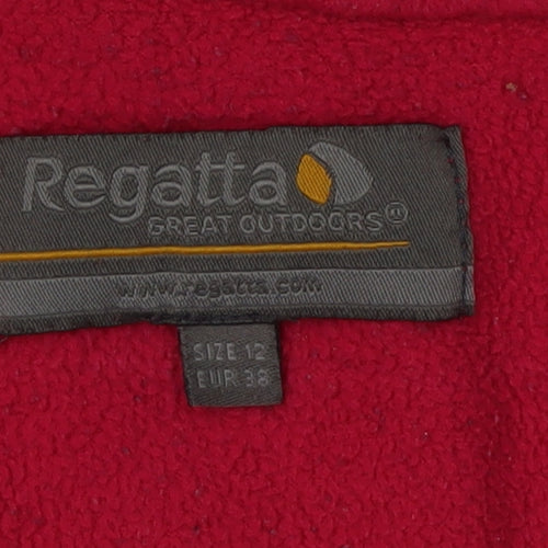 Regatta Women's Red Fleece Pullover Sweatshirt - Size 12