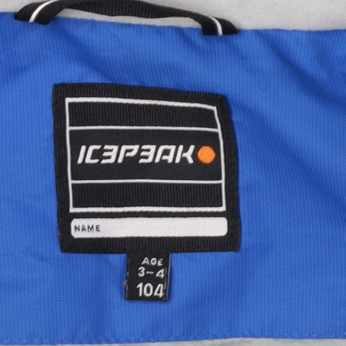 Icepeak Boys Blue Puffer Jacket 3-4 Years