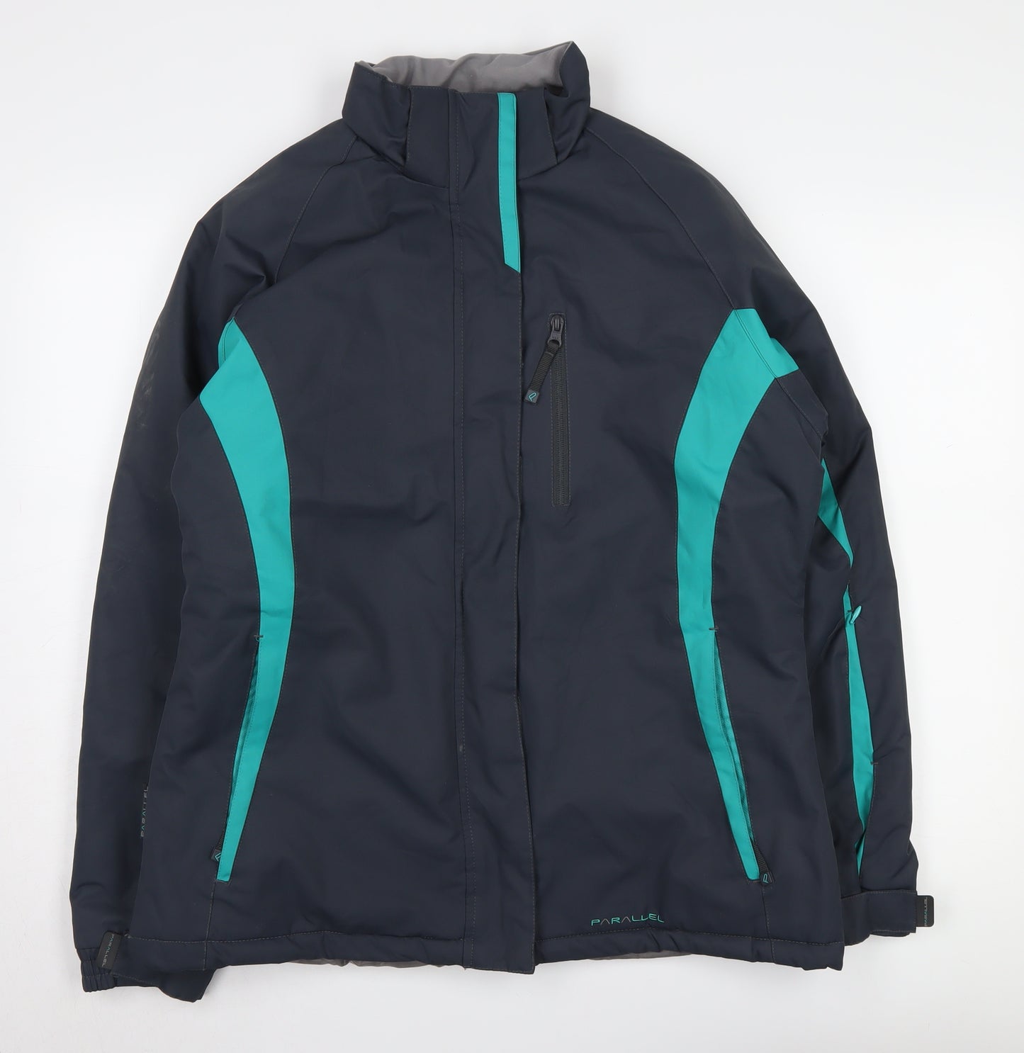 Parallel Women's Black/Blue Ski Jacket Size 14