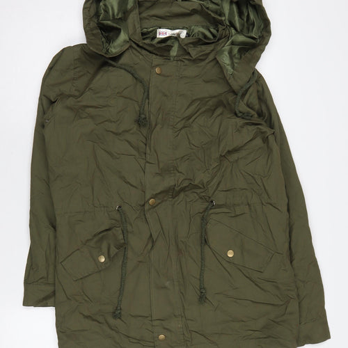 Nicholas Reid Women's Green Parka Jacket Size S