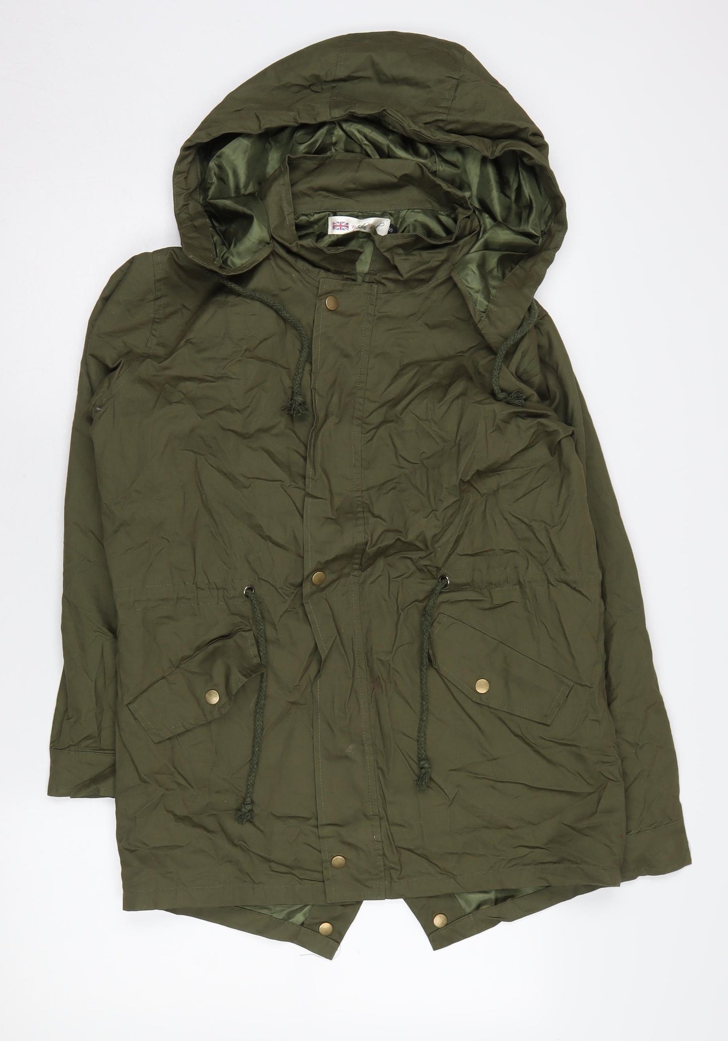 Nicholas Reid Women's Green Parka Jacket Size S