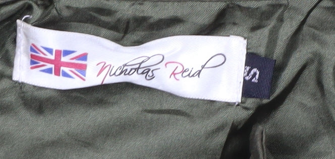 Nicholas Reid Women's Green Parka Jacket Size S