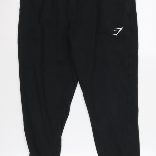 Gymshark Men's Black Jogger Trousers M Gym & Training