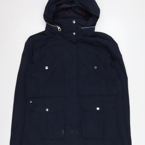 Regatta Women's Blue Parka Jacket UK 14 Casual