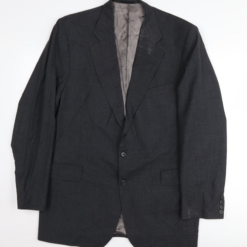 Austin Reed Men's Black Wool Blazer 42L Formal