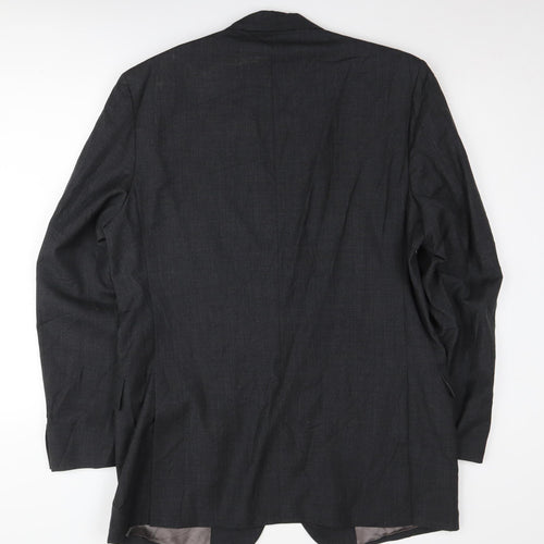 Austin Reed Men's Black Wool Blazer 42L Formal