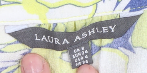 Laura Ashley Women's Floral Blouse Size 8