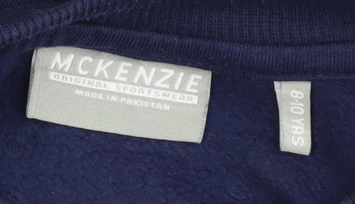 McKenzie Boys Blue Crew Neck Pullover Sweatshirt 8-10 Years