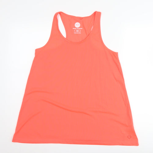 Hot Tuna Women's Orange Polyester Tank Top Size 12
