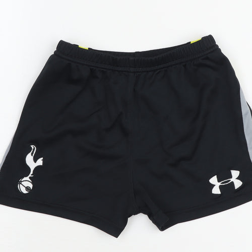 Under Armour Boys Black Athletic Shorts 4-5 Years
