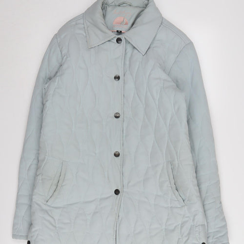 Jack Murphy Women's Blue Quilted Jacket Size 14