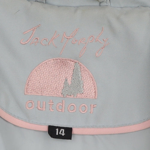 Jack Murphy Women's Blue Quilted Jacket Size 14