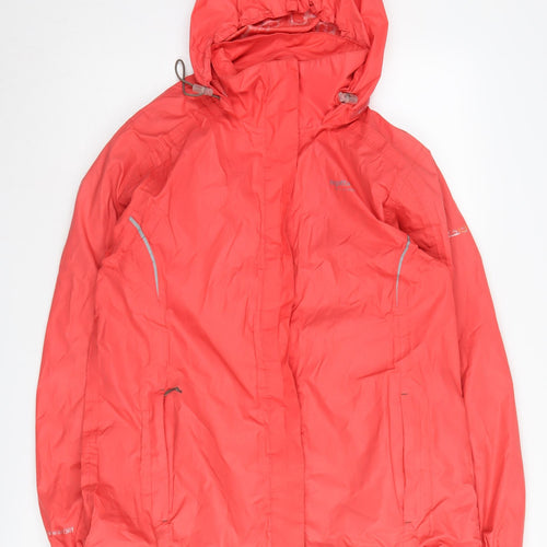 Regatta Women's Red Waterproof Rain Coat Jacket Size 14
