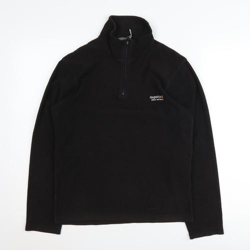 Regatta Women's Black Fleece 1/4 Zip Pullover XS