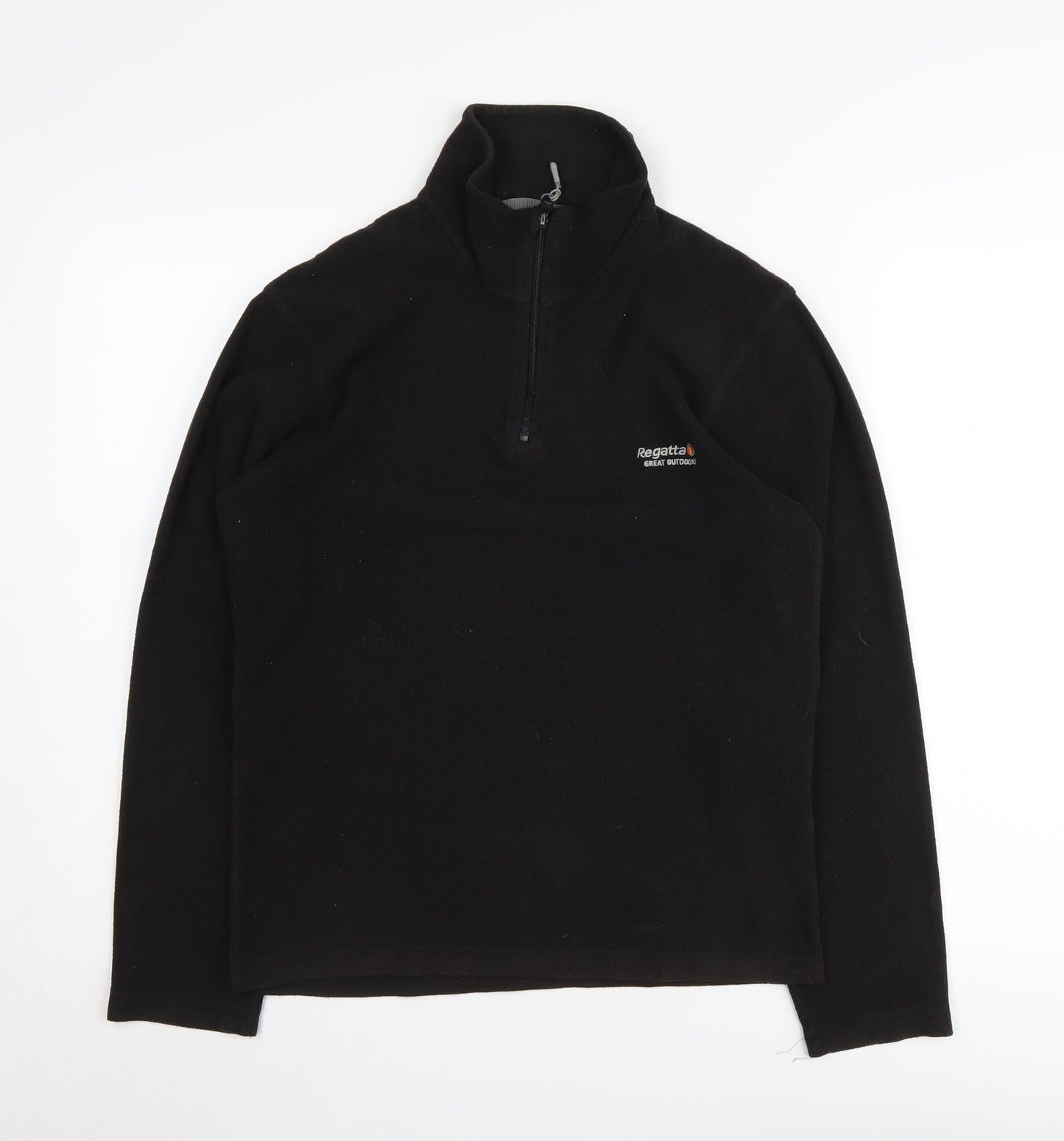 Regatta Women's Black Fleece 1/4 Zip Pullover XS