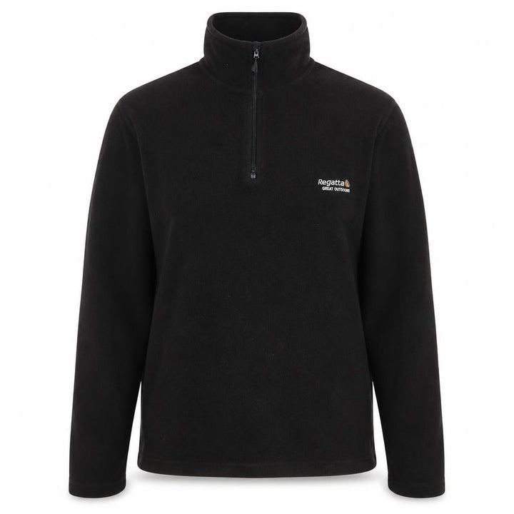 Regatta Women's Black Fleece 1/4 Zip Pullover XS