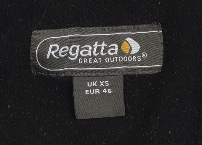 Regatta Women's Black Fleece 1/4 Zip Pullover XS