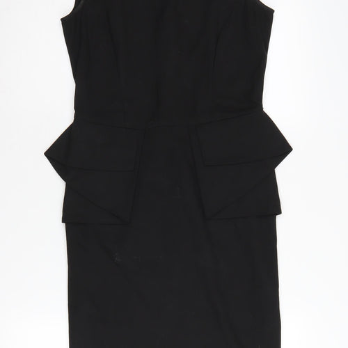 River Island Women's Black Pencil Dress - Size 10