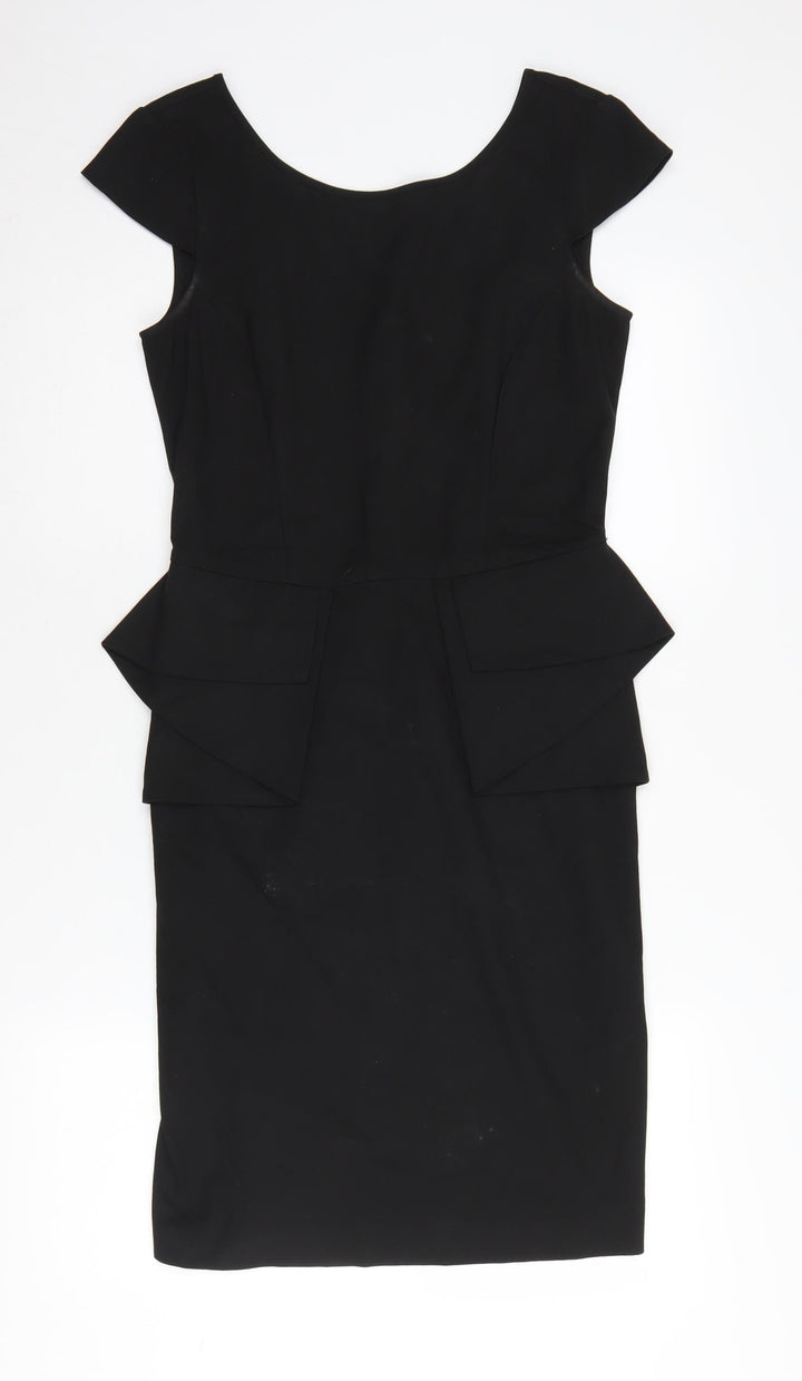 River Island Women's Black Pencil Dress - Size 10