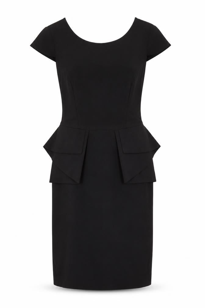Front view of River Island Women's Black Pencil Dress -, size 10
