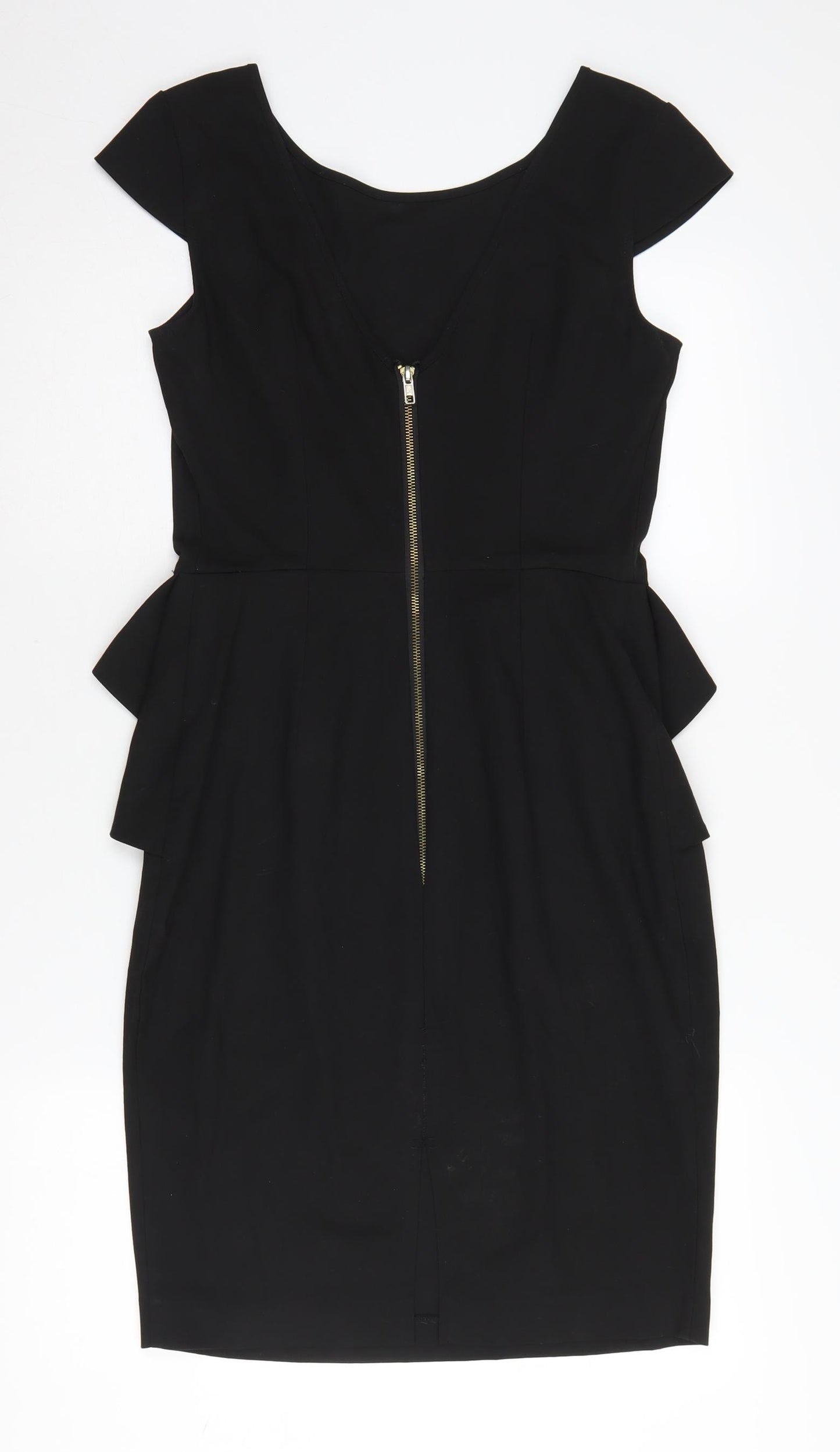 River Island Women's Black Pencil Dress - Size 10