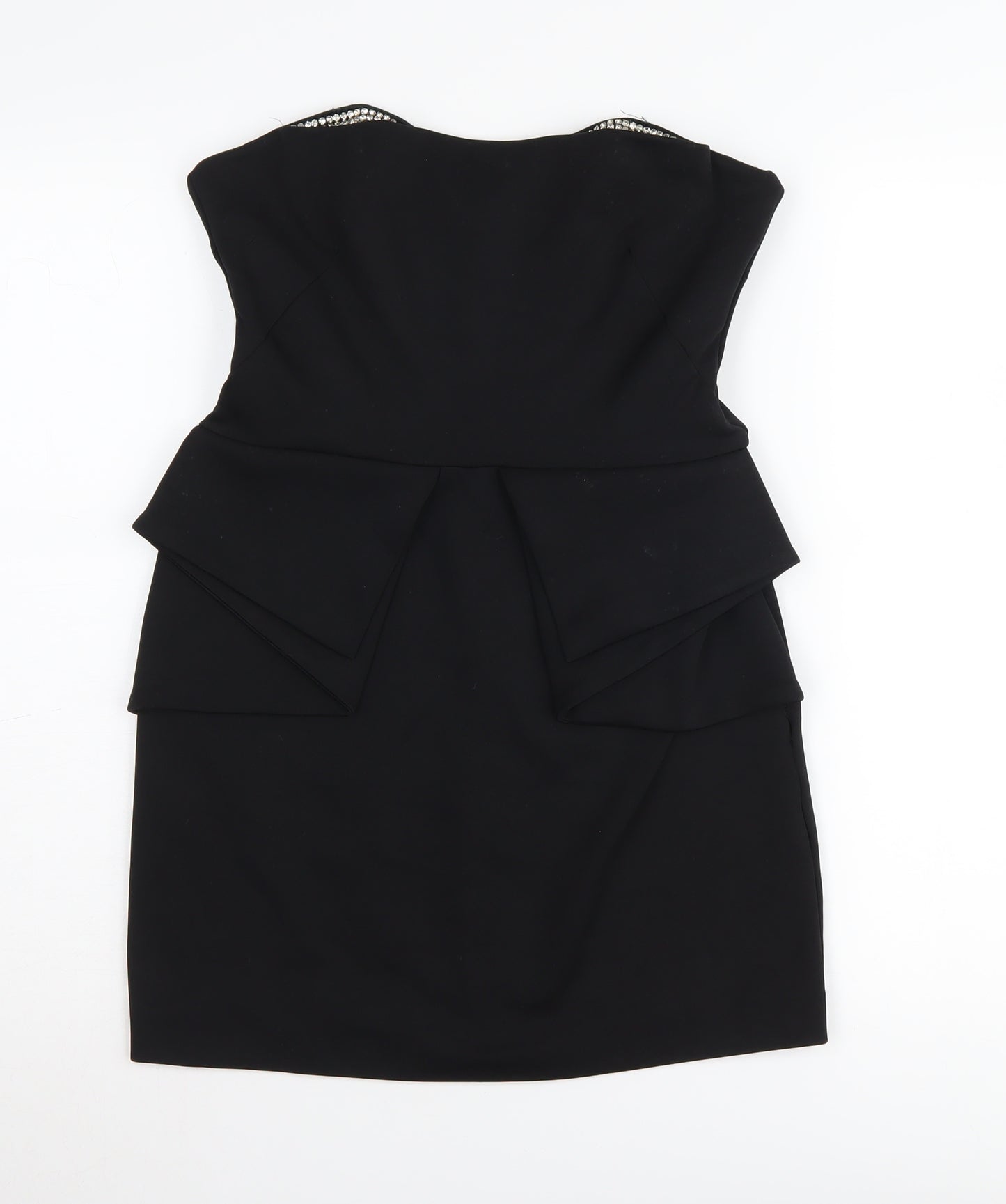 River Island Black Bodycon Dress Women Size 12