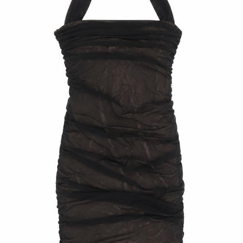 Oh Polly Women Black Strapless Bodycon Dress Size 8