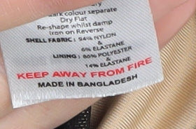 Oh Polly Women Black Strapless Bodycon Dress Size 8