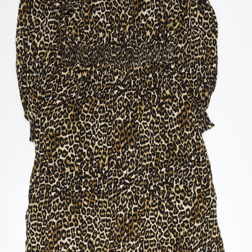 Dorothy Perkins Women's Animal Print V-Neck Dress