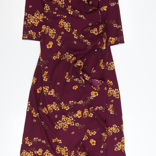 Vero Moda Women's Wrap Dress M Multicoloured Floral