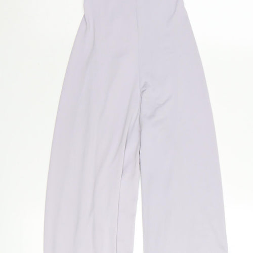 New Look Women’s Grey Sleeveless Jumpsuit Size 10