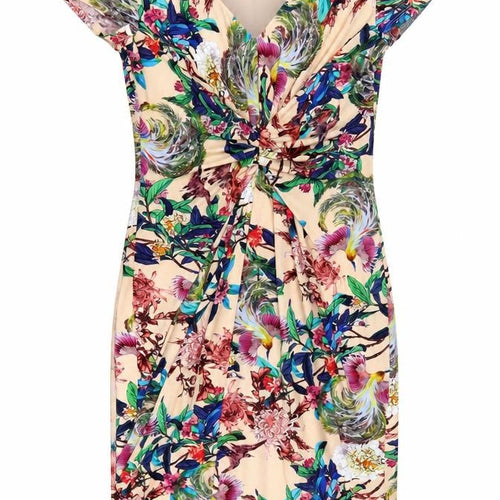 Linea Women's Multicoloured Floral Bodycon Dress Size 10