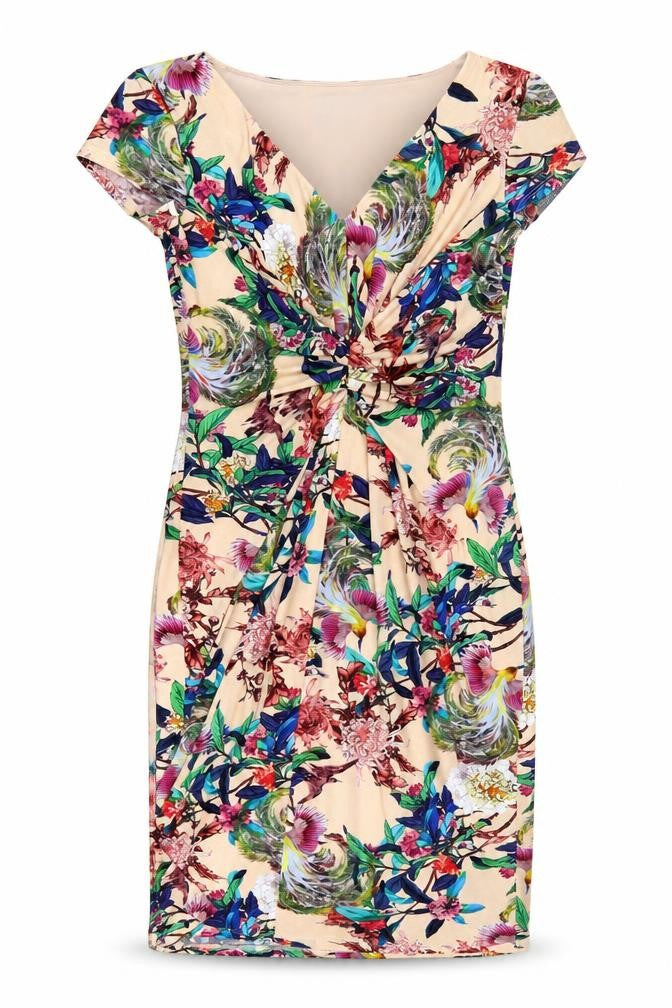 Linea Women's Multicoloured Floral Bodycon Dress Size 10