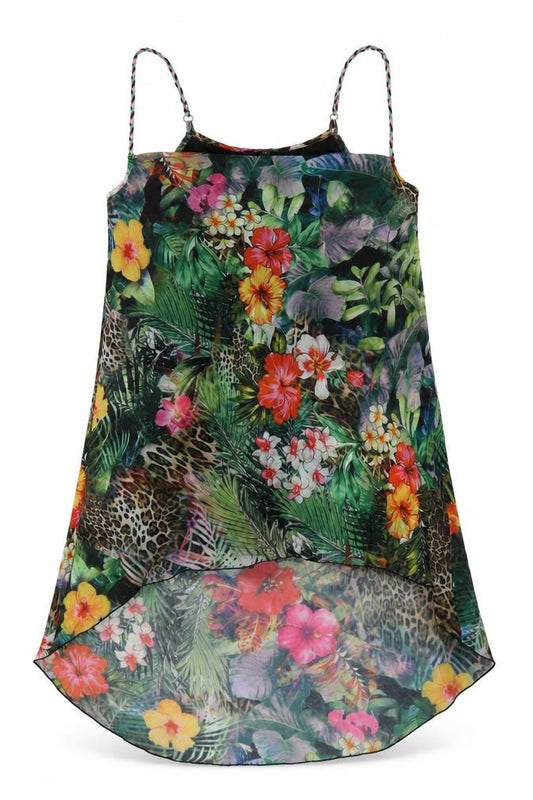 Front view of Morgan Women's Multicoloured Floral Camisole XS