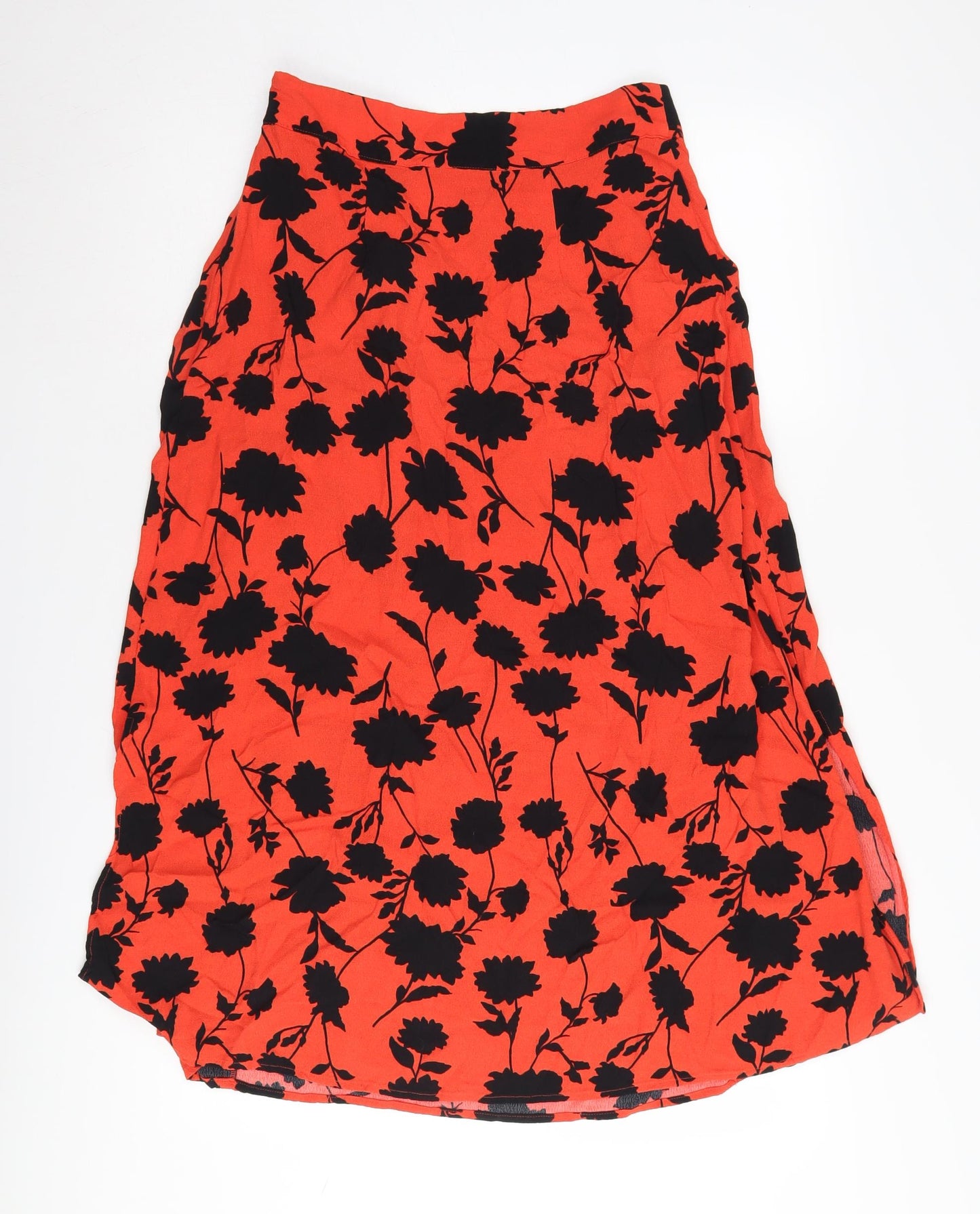 Marks and Spencer Women's Midi Floral A-Line Skirt, Size 10