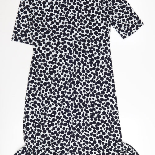 Kaleidoscope Women's Polka Dot Shift Dress, Size 12