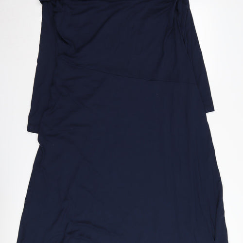 Marks and Spencer Women's Blue Sheath Midi Dress