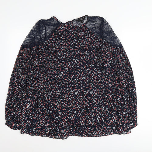 Next Women's Multicoloured Lace Blouse Size 12