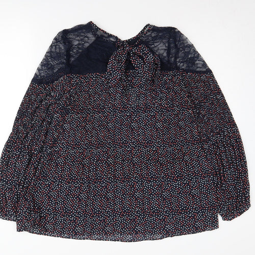 Next Women's Multicoloured Lace Blouse Size 12