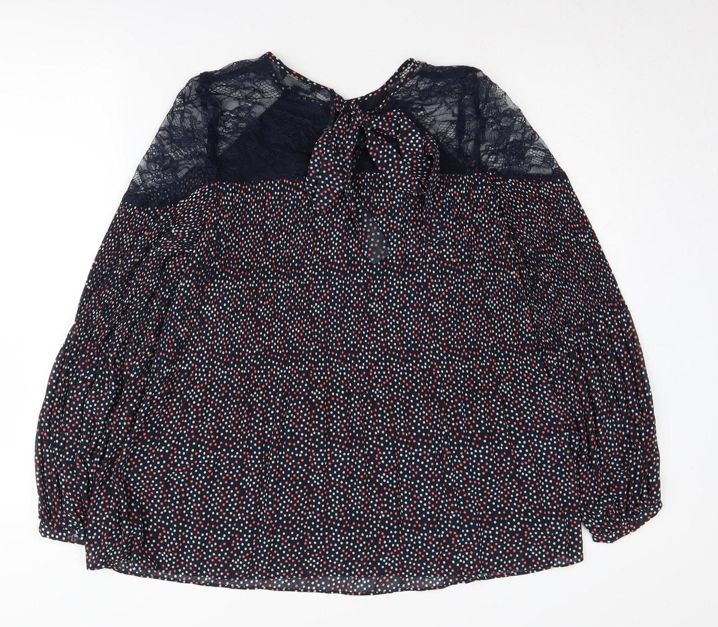 Next Women's Multicoloured Lace Blouse Size 12