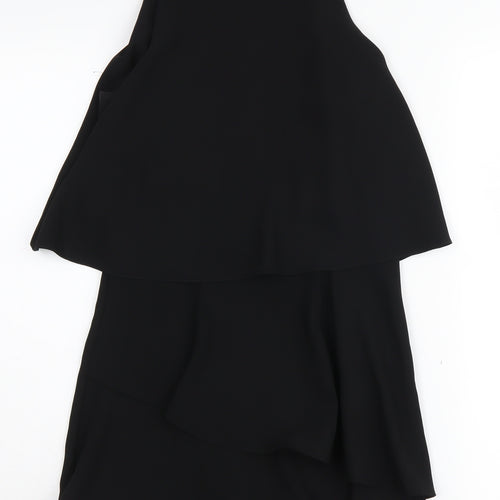 River Island Women's Black Sleeveless Playsuit, Size 8