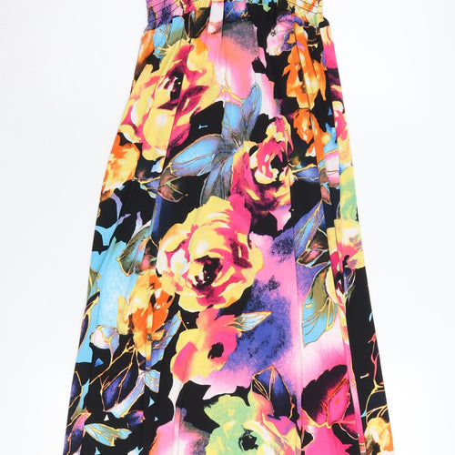 boohoo Women’s Multicoloured Floral Maxi Dress Size 10