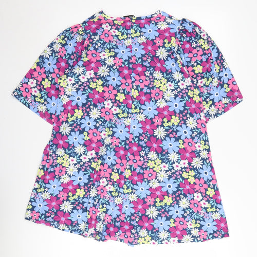 Yours Women's Multicoloured Floral Blouse Size 16