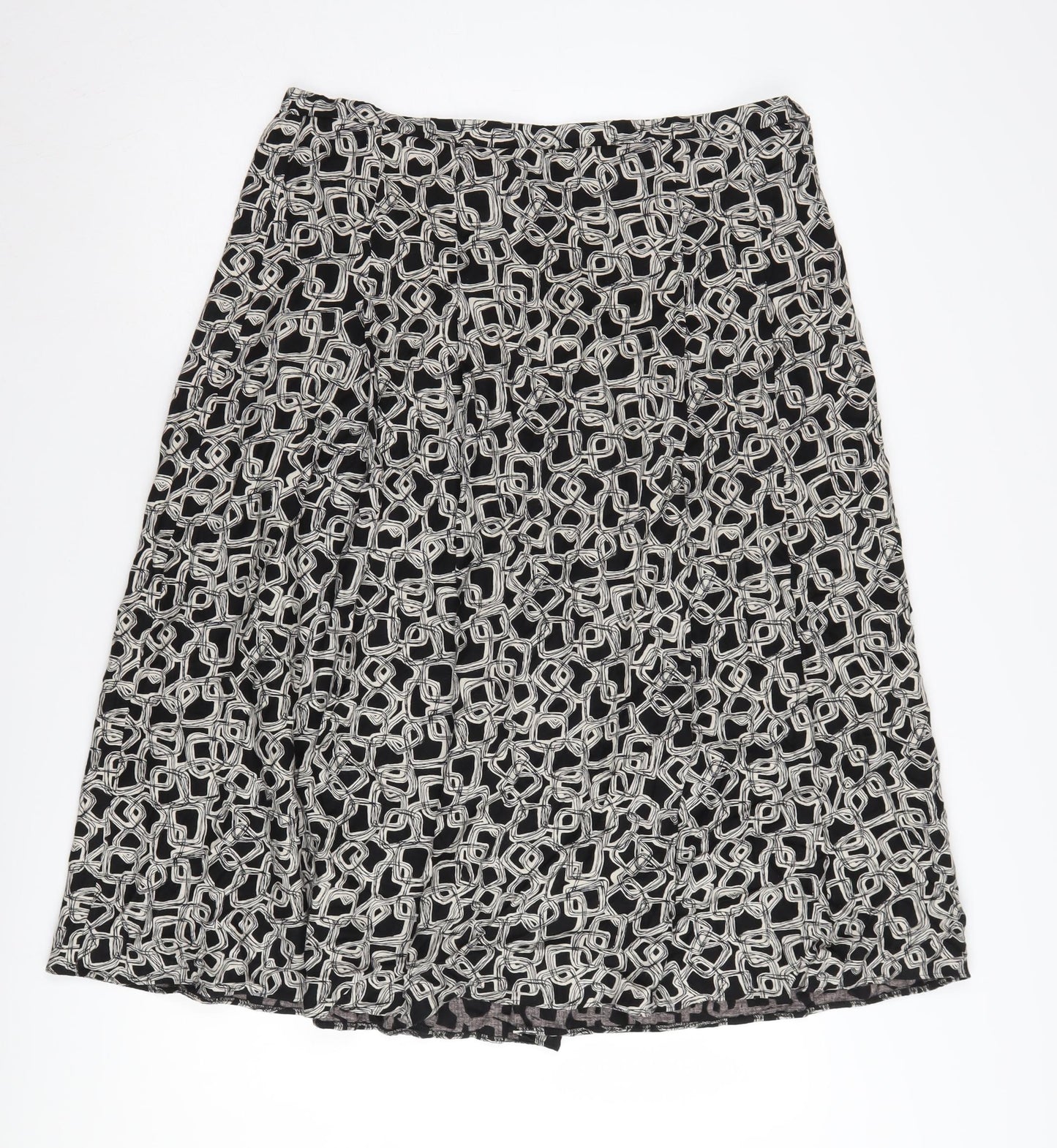 Marks and Spencer Women's Black A-Line Skirt Size 18