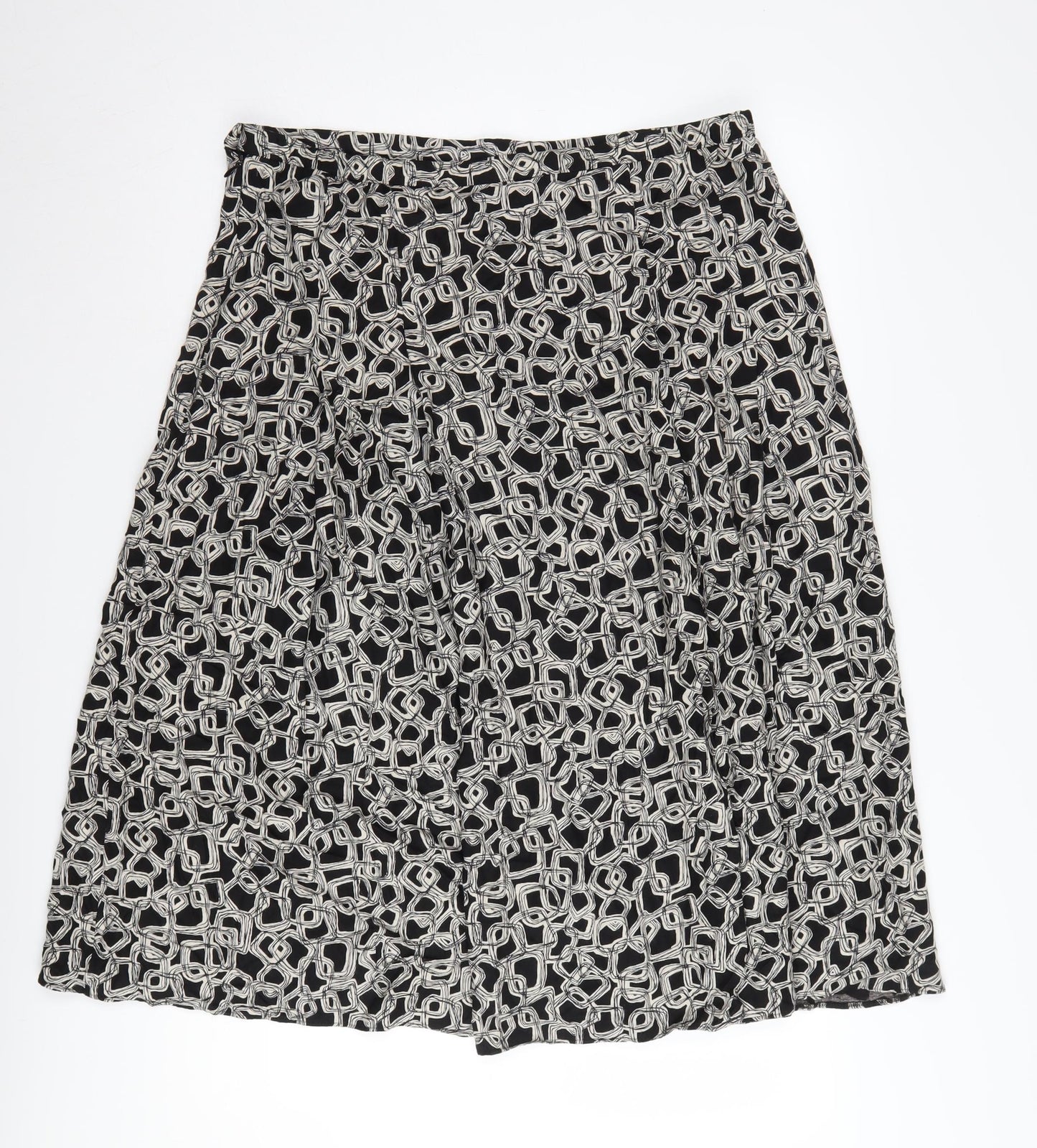 Marks and Spencer Women's Black A-Line Skirt Size 18